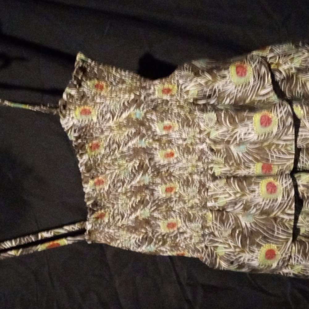 Gorgeous!Peacock Sundress - Picture 1 of 6